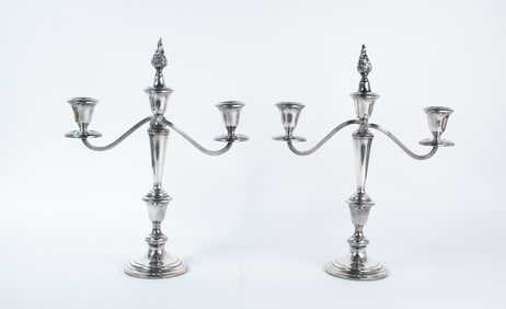Pair of Gorham Sterling Candelabra