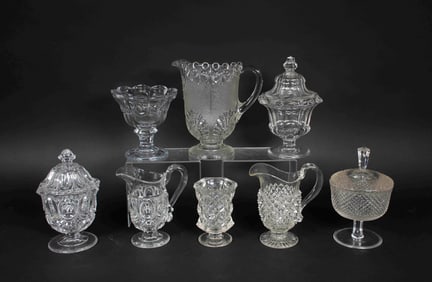 Flint EAPG & Other Glass Table Articles