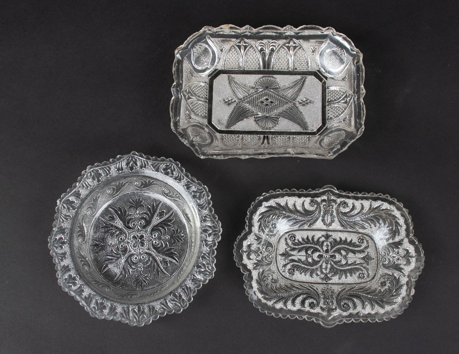 Assorted Pressed Lacy Dishes (1 of 6)