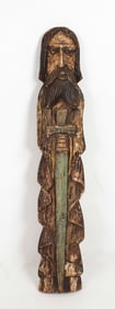 Folk Art Carving of St. Paul
