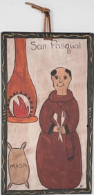 Mexican Painted Wood Retablo