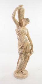 Faux Marble Floor Lamp Base, Rebecca at the Well