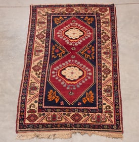 Turkish Tribal Rug, 3'6"W, 8'7"L