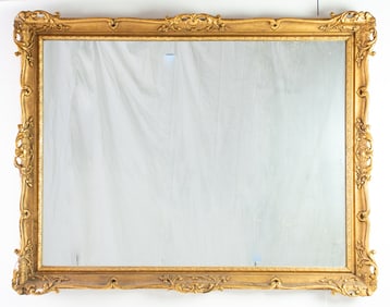 Gilt and Gesso Mirror