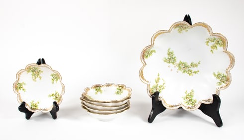 RS Prussia 7-Pc. Berry Set w/ Dogwood Sprays