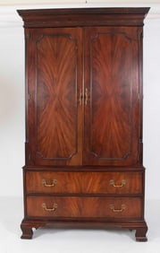 Henkel Harris Mahogany Entertainment Center