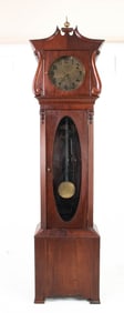 Edwardian Mahogany Tall Case Clock