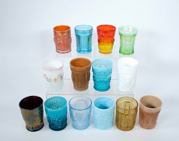 Assorted Art Glass Tumblers