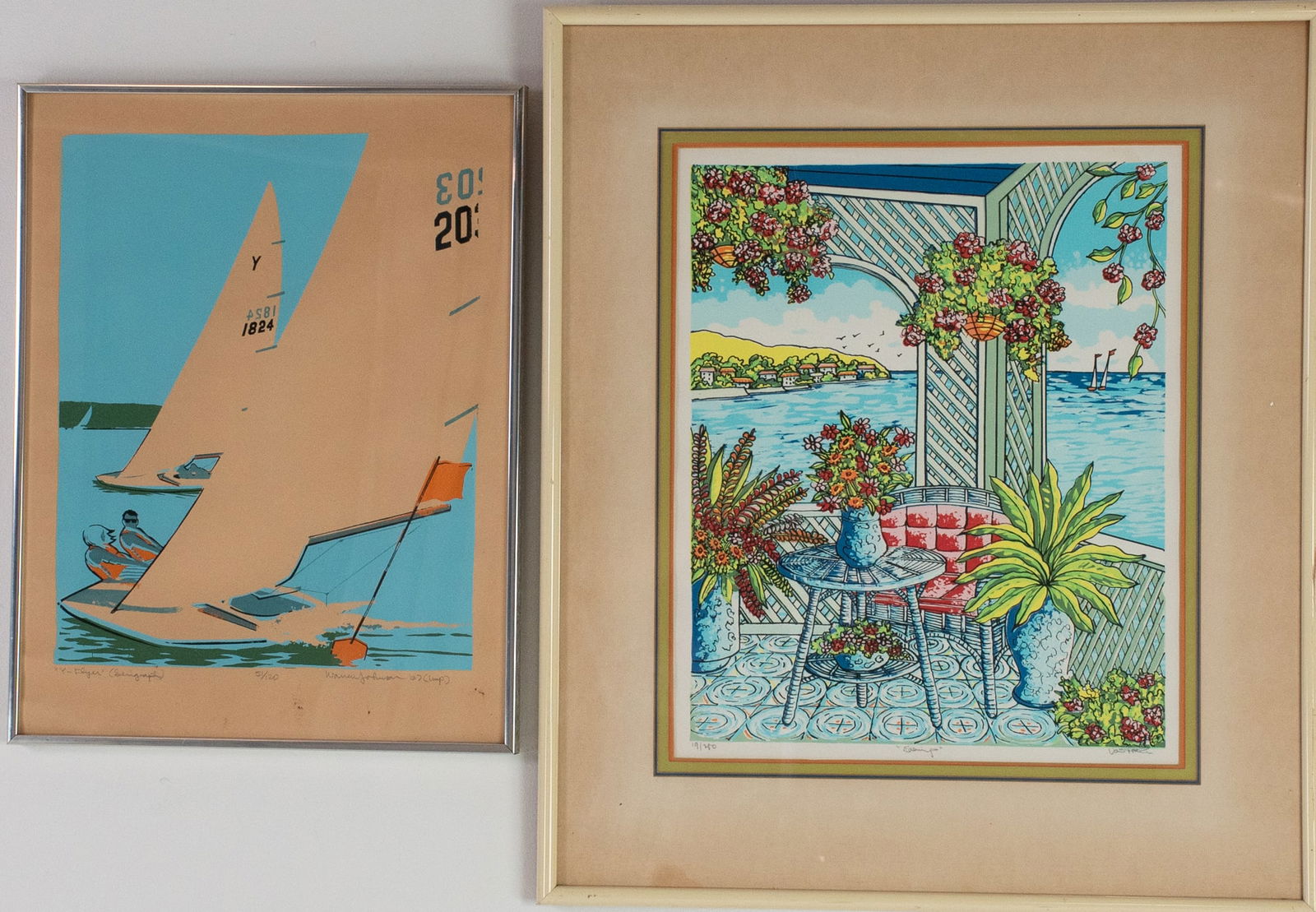 Lloyd Van Pitterson & Warren Johnson Serigraphs (1 of 8)