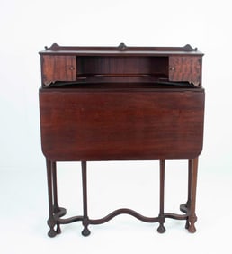 Mahogany Drop Leaf Gateleg Desk