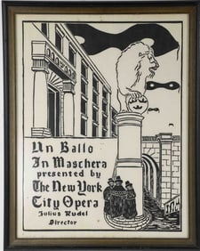 New York City Opera / Julius Rudel Broadside