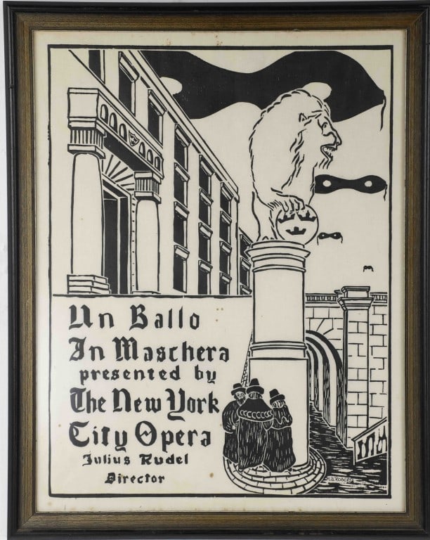 New York City Opera / Julius Rudel Broadside (1 of 6)