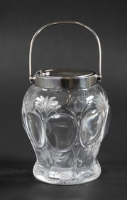 Tiffany Jelly Jar w/ Sterling Lid and Handle