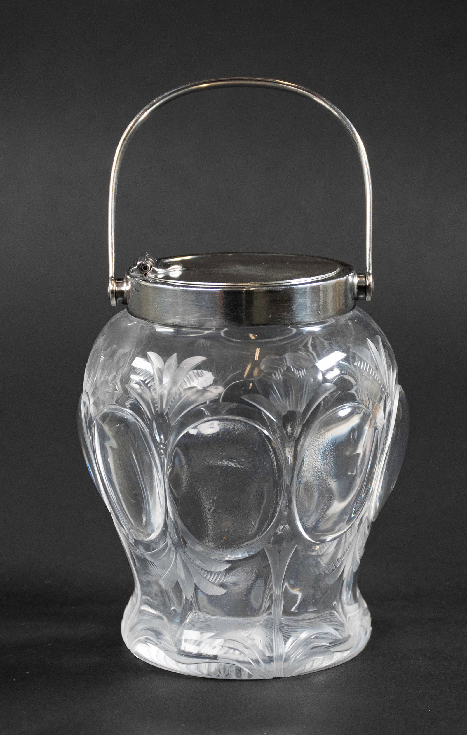 Tiffany Jelly Jar w/ Sterling Lid and Handle