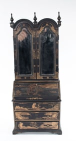 Miniature Queen Anne Style Chinoiserie Secretary