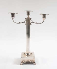 Sterling Silver 3-Light Candelabra