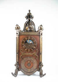 French Baroque-Style Mantel Clock