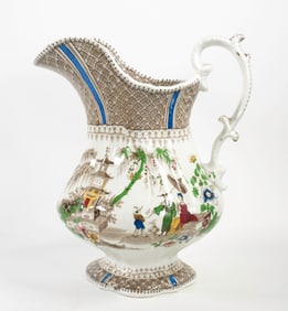 Large Robinson Wood & Brownfield Pitcher