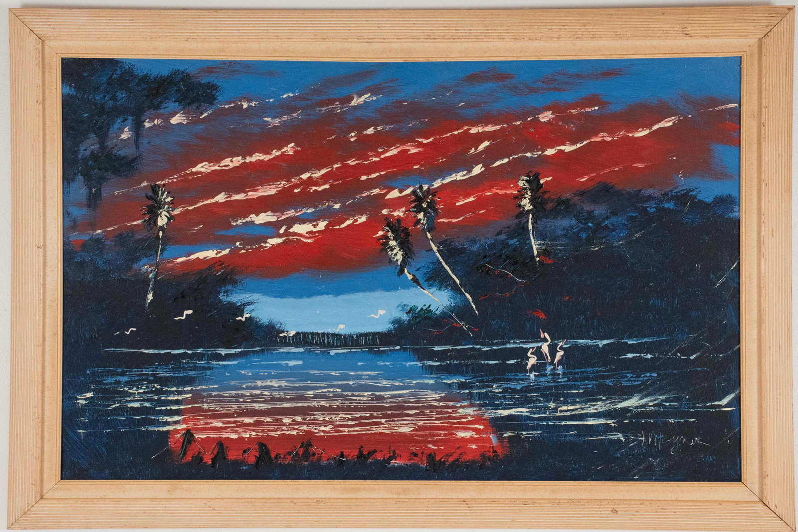 John Maynor, Florida Highwaymen Painting (1 of 7)