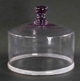 Free-Blown Glass Cake Cover