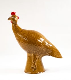 Marvin Bailey, Southern Folk Pottery Guinea Fowl