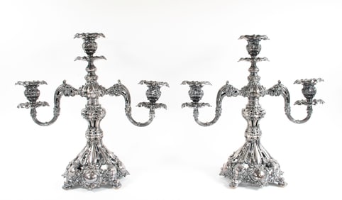 Reed & Barton Renaissance Silverplate Candelabra