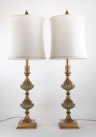 Mid Century Pair of Rembrandt Table Lamps