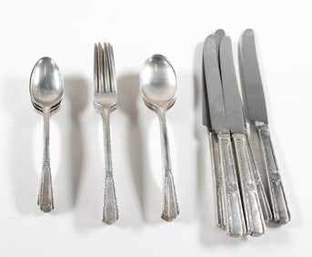 24 Pcs Century Sterling "Stardust" Pattern