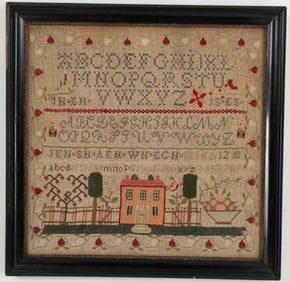 Schoolgirl Sampler, Dated 1816