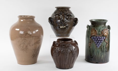 4 Pcs. South Carolina Folk Pottery