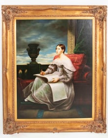 Signed Portrait of a Woman