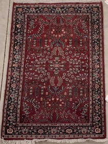 Sarouk Rug, 3'8"W, 6'L