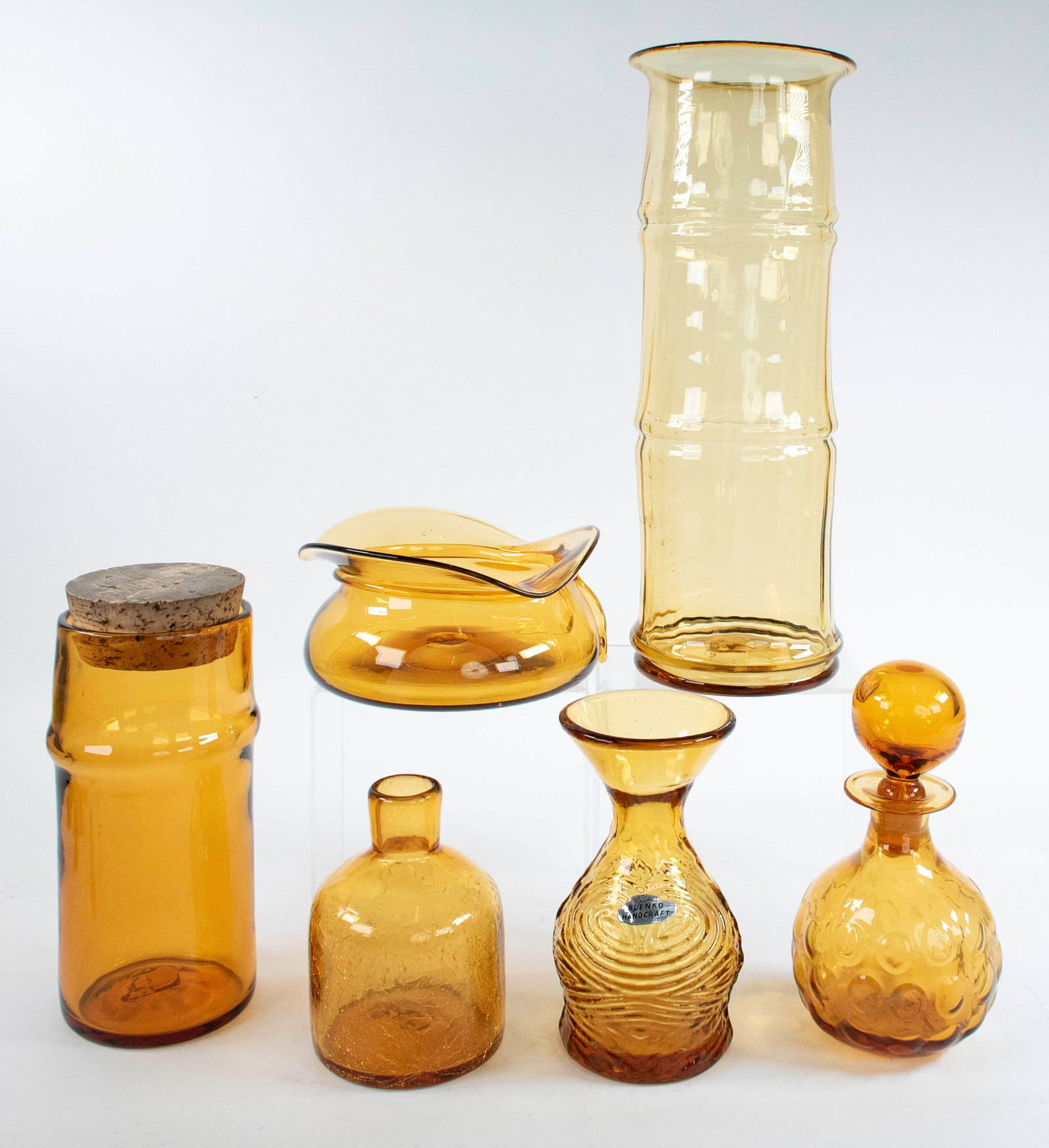Blenko, 6 Pcs. Wheat Art Glass (1 of 5)