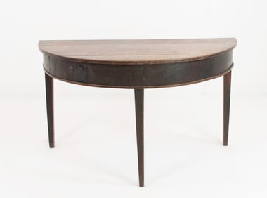 19th Century Demilune Table