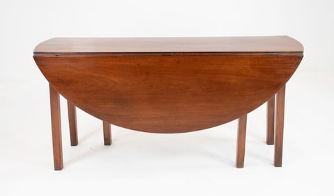 19th C. Irish Walnut Wake Table