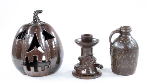 3 Pcs. Ben North, Southern Folk Pottery