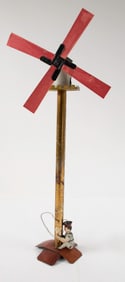 Early German Tin Litho Climbing Toy
