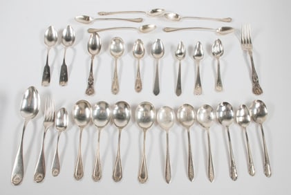 28 Pieces of Sterling Silver Flatware