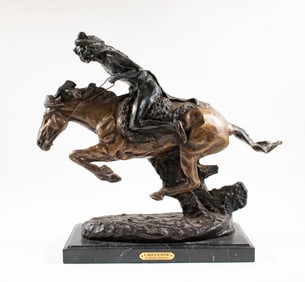 After Frederic S. Remington, Bronze Cheyenne