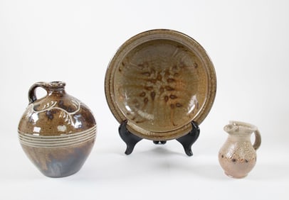3 Pcs. Mark Hewitt Pottery, North Carolina