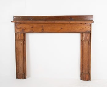 19th C. Pine Fireplace Surround