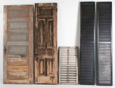 Lot of Assorted Doors and Shutters