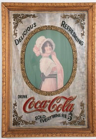 Coca-Cola "Betty" Advertising Mirror