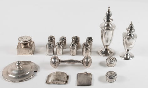 Sterling Photo Locket, Shakers, Other Misc.