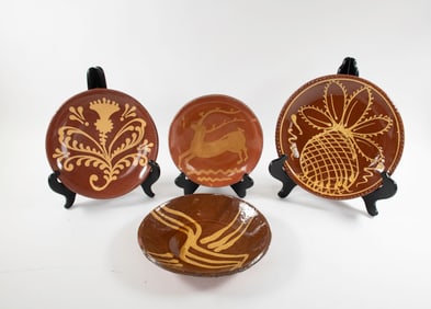 Greg Shooner & Other Signed Redware Pieces