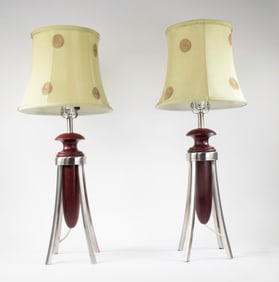 Pair of Modernist Table Lamps
