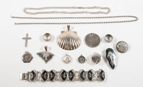 Lot of Sterling Silver Jewelry & Other