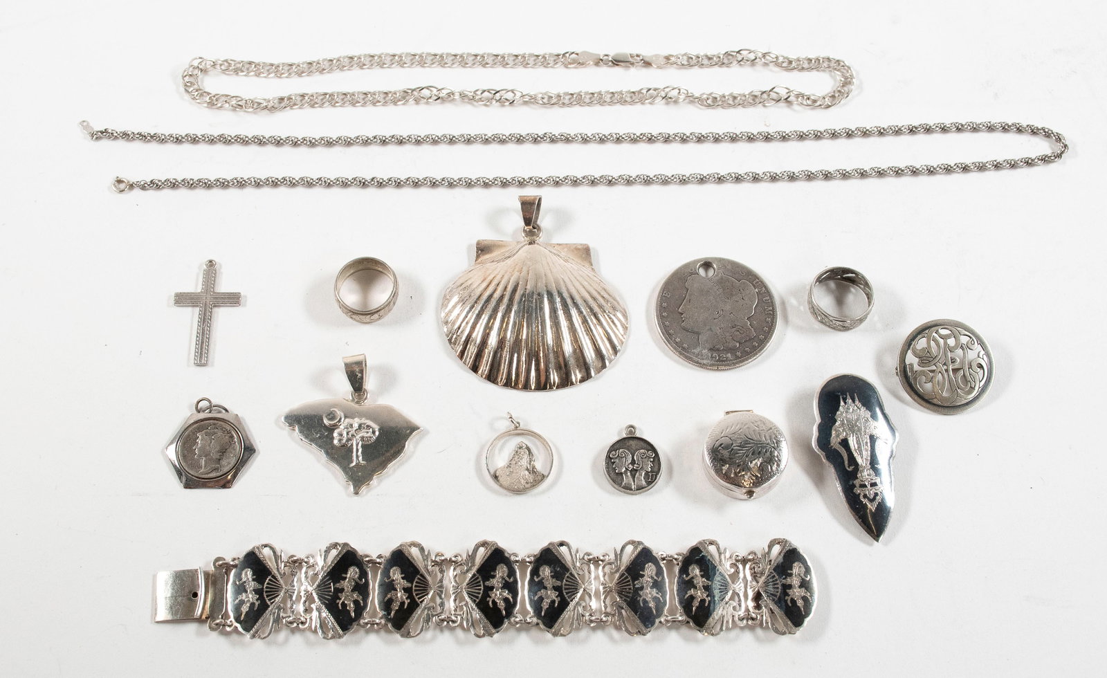Lot of Sterling Silver Jewelry & Other (1 of 9)