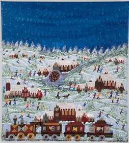 Casey Allen (Newton, NC) Folk Art Painting