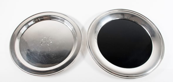 Sterling and Sterling Rimmed Trays